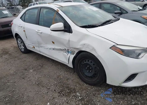2016 Toyota Corolla Le из США, поврежденный, VIN 2T1BURHE0GC491493